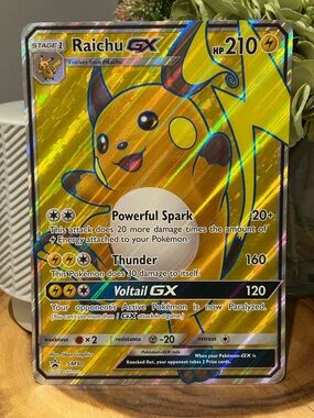 Pokémon Raichu GX 2017 Jumbo card, SM90, Collectible, Fan Favorite